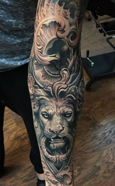 Men's Forearm Tattoo - More than 90 animal inspirations!