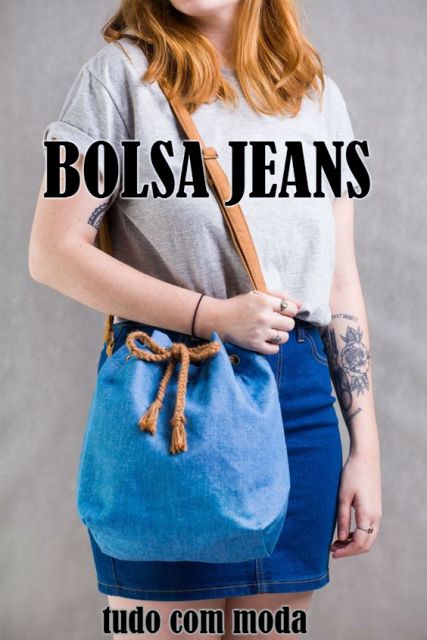 JEANS BAG: See how to make it and stylish models