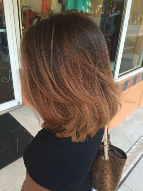 Ombré hair on short hair: shades and how to do it step by step!