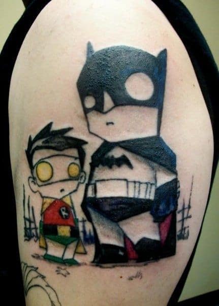 Tatuaje de BATMAN: ¡+50 ideas para fanáticos de los murciélagos!