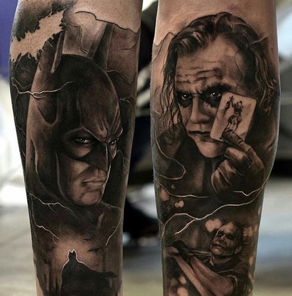 BATMAN Tattoo : +50 idées pour les fans de chauve-souris !