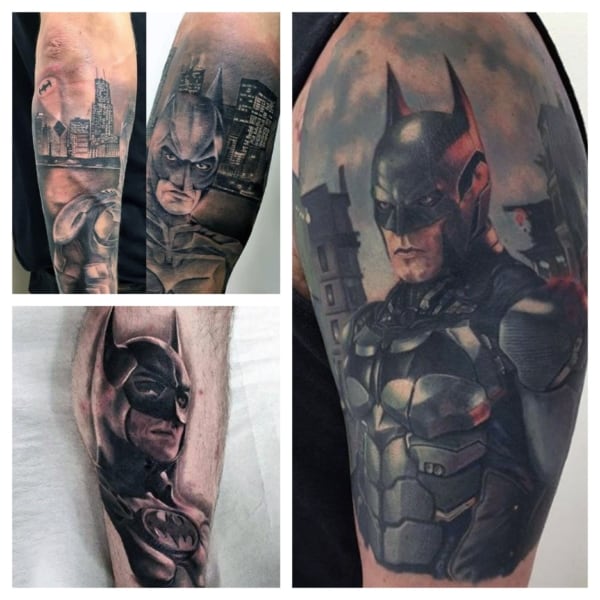 BATMAN Tattoo : +50 idées pour les fans de chauve-souris !