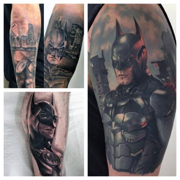 Tatuaje de BATMAN: ¡+50 ideas para fanáticos de los murciélagos!