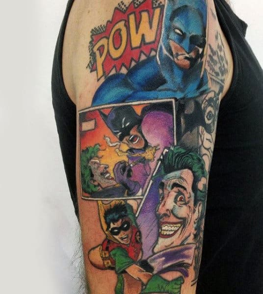 BATMAN Tattoo: +50 ideas for bat fans!