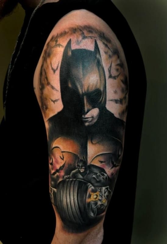 BATMAN Tattoo : +50 idées pour les fans de chauve-souris !