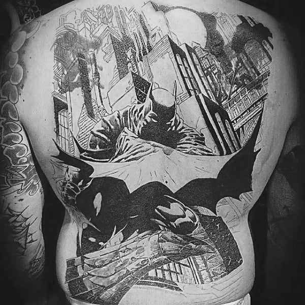 BATMAN Tattoo: +50 ideas for bat fans!