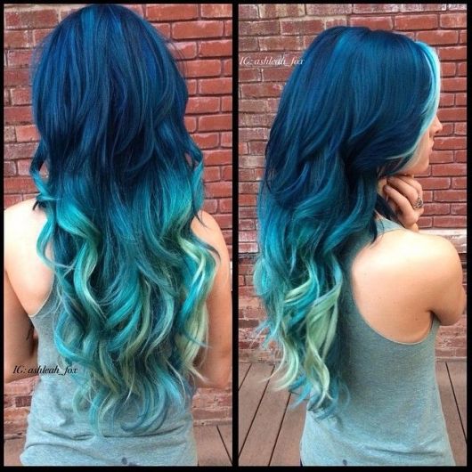 Blue Ombré Hair: Tips + 63 trends that will win you over