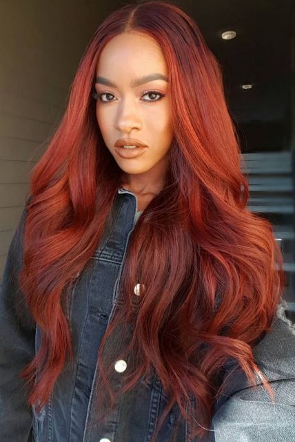 Cabello rojo: ¡76 impresionantes inspiraciones con todos los tonos!