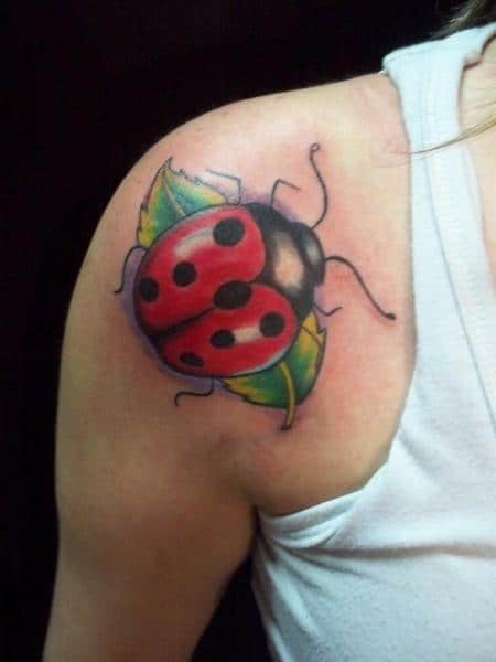 Ladybug Tattoo ➞ What does it mean? + 30 beautiful ideas!