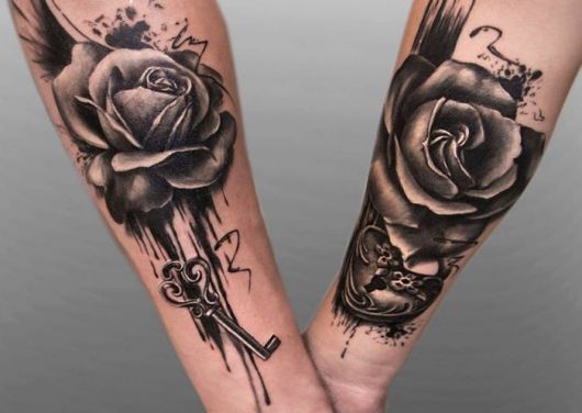Couple Tattoo: 100 passionate photos, ideas and models