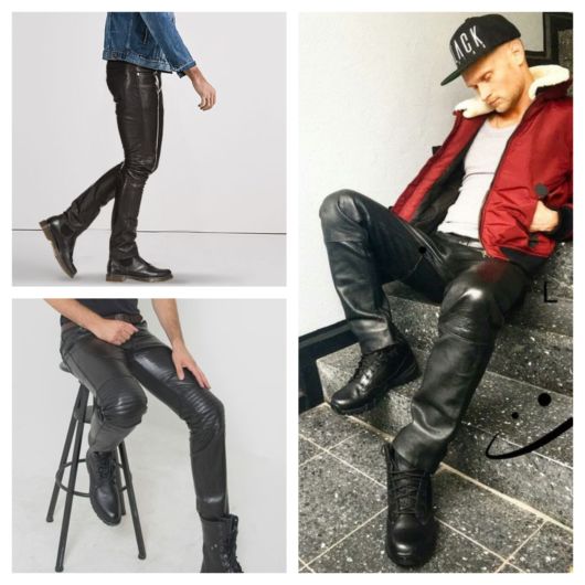 Men's leather pants - How to match? + 40 stylish ideas!