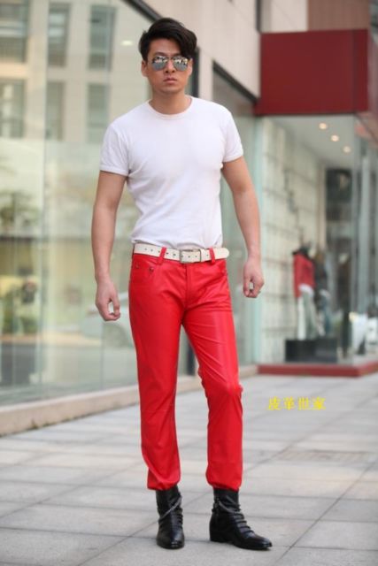 Pantaloni in pelle da uomo - Come abbinarli? + 40 idee alla moda!