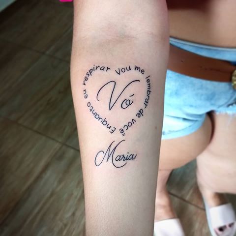 Tattoo for Grandparents – 50 Ideas to Make a Beautiful Tribute!