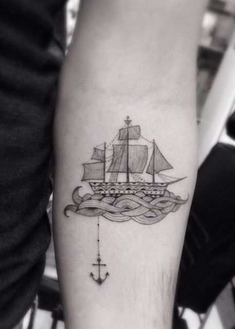 Boat and Ship Tattoo: Meaning & 20 Incredible Ideas to Get Inspired