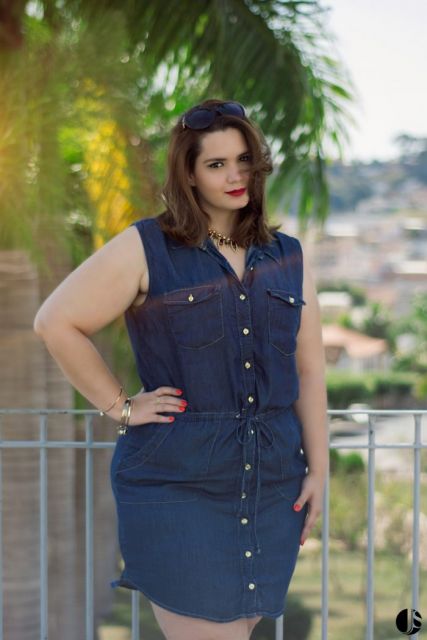 Vestido de jeans de talla grande: ¡consejos de tendencias y 58 hermosas modelos!