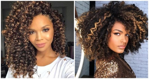 Mech in Curly Hair – 67 Ideas and How to Make It Easy!