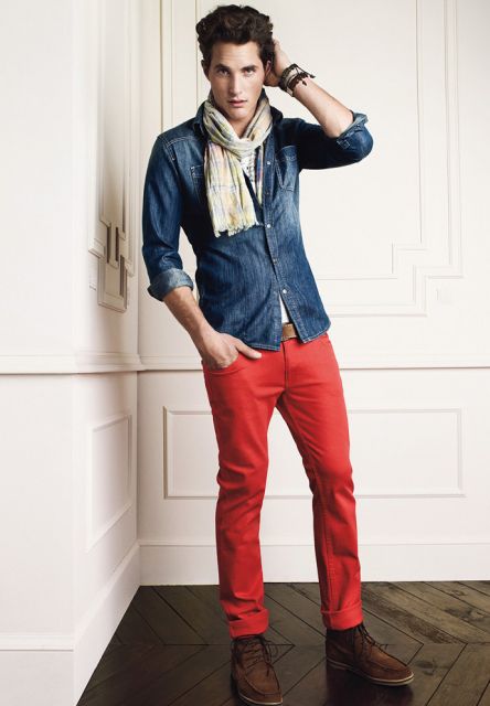 Men's Red Pants: Match with what? Models + 50 looks!