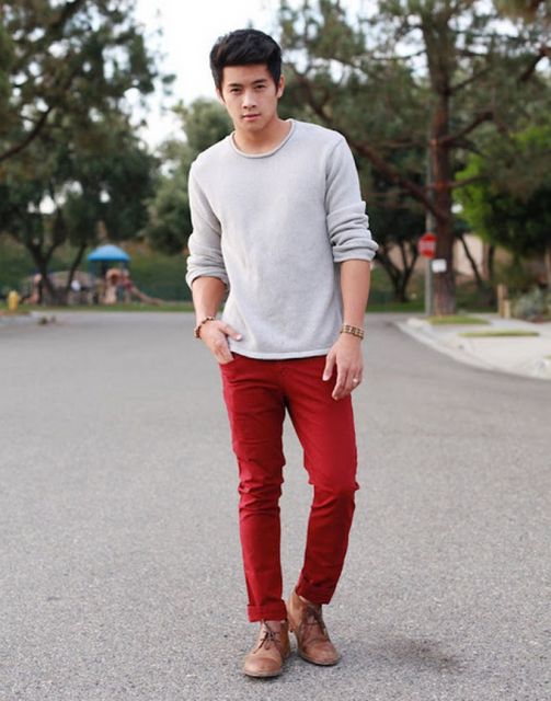 Men's Red Pants: Match with what? Models + 50 looks!