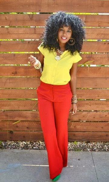 Pantalons rouges pour femmes : comment les porter et plus de 100 styles et looks