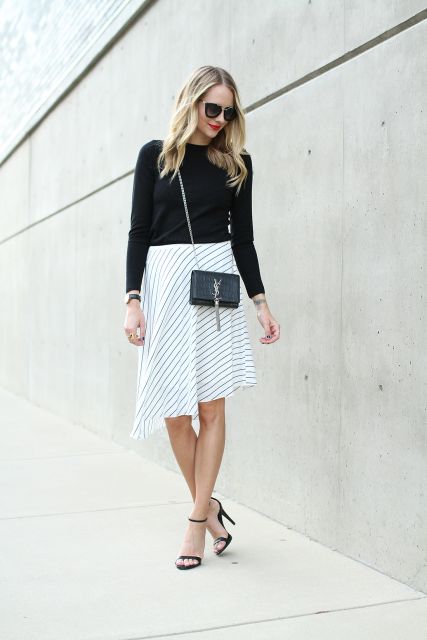 Asymmetric skirt: how to wear it! – tips, photos and tricks for matching