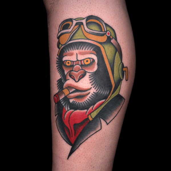 +30 INCREDIBILI tatuaggi di gorilla + Cosa significa il tatuaggio?