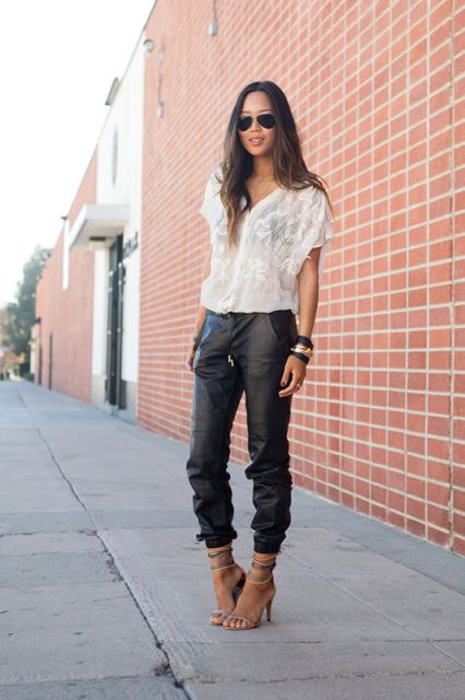 78 amazing looks with leather pants: wear and abuse this trend!