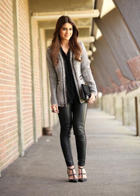 78 amazing looks with leather pants: wear and abuse this trend!