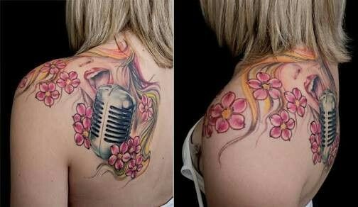 25 Microphone Tattoo Ideas for Men and Women!