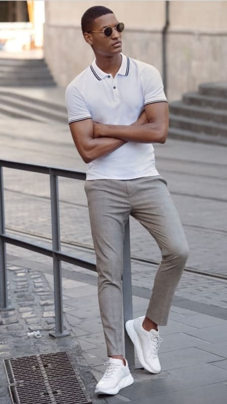 +70 looks with【MEN'S WHITE SNEAKERS】• 2022