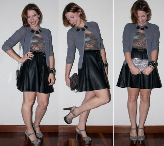 Falda de cuero: ¿Cómo llevarla? ¡Inspírate con 70 hermosos looks!