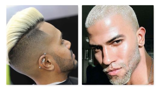 Cheveux décolorés pour hommes : 30 inspirations avec conseils et soins !