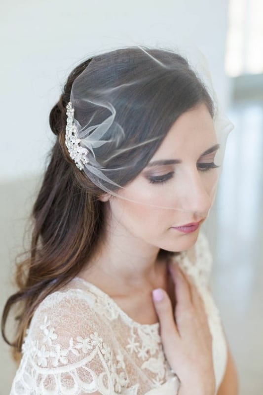 Voilette – ¡20 consejos para usar el accesorio amado por las novias!