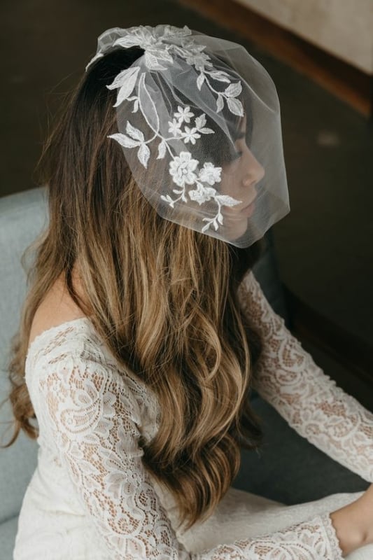 Voilette – 20 tips to use the accessory loved by brides!