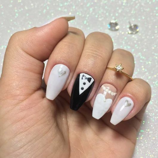 Ongles de mariée : 84 inspirations passionnées pour le jour du mariage !