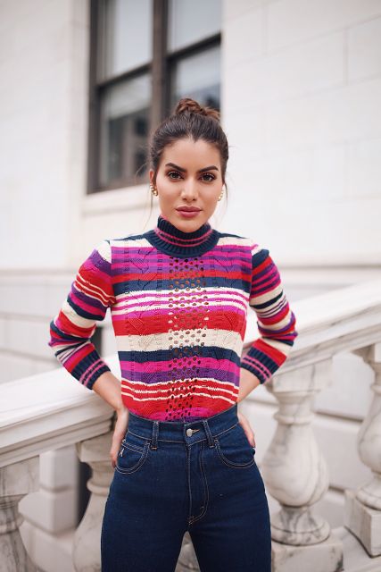 Blusa de lana: ¡83 modelos divinos con los mejores consejos de apariencia!