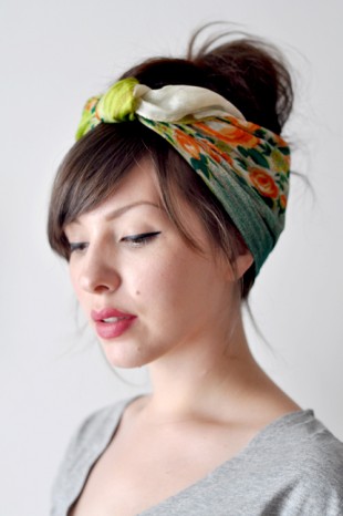 Bufanda para el cabello - ¡Cómo usar y más de 30 hermosos peinados!