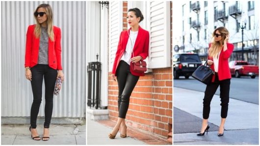 Red Blazer – Learn How to Compose 47 Charming Looks!