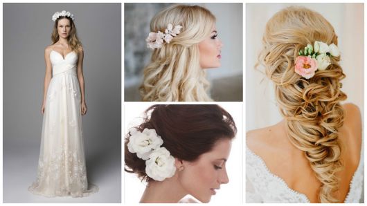 Hairstyles with flowers: 48 inspirations and how to do it step by step!