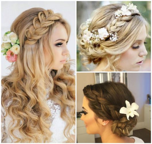 Hairstyles with flowers: 48 inspirations and how to do it step by step!