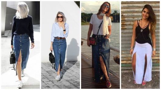 Falda vaquera larga: ¡modelos y consejos para conseguir el look perfecto!
