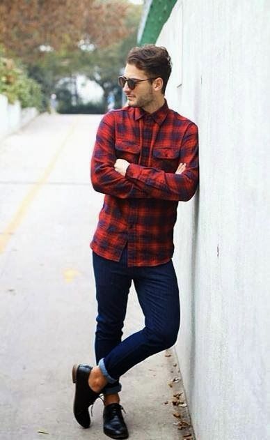 How to Wear Men's Red Plaid Shirt – 25 Looks + Tips!