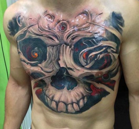 Male chest tattoo – 100 spectacular ideas and designs!