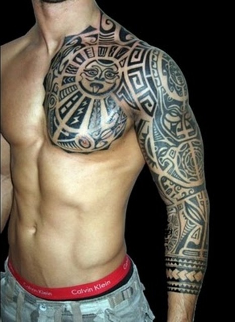 Male chest tattoo – 100 spectacular ideas and designs!