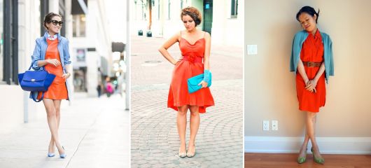 ORANGE DRESS: 30 models and amazing looks!