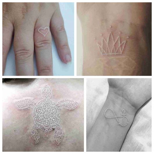 White Tattoo: What is it? How is it made? All about style + 65 photos