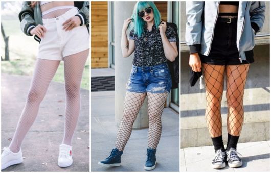 Fishnet stockings with shorts – How to rock when putting together the looks!