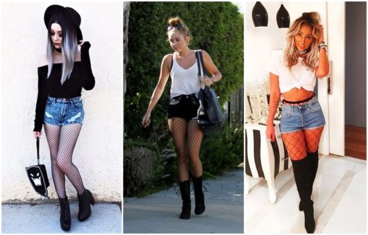 Fishnet stockings with shorts – How to rock when putting together the looks!