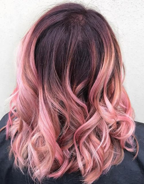 Ombré Hair Pink: modelle, consigli e foto incredibili