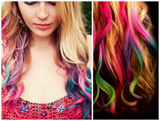 Rainbow Hair – 40 Inspirations pour craquer pour Rainbow Hair !