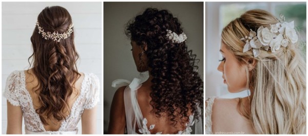 Arrangements pour cheveux de mariée : 43 inspirations et où acheter !